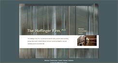 Desktop Screenshot of hoffingerlaw.com